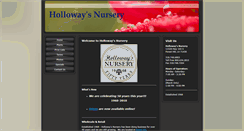 Desktop Screenshot of hollowaysnursery.com